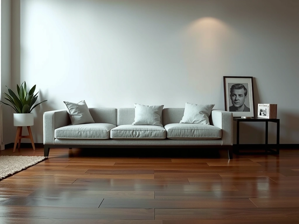 Spotless modern living room in Bogotá